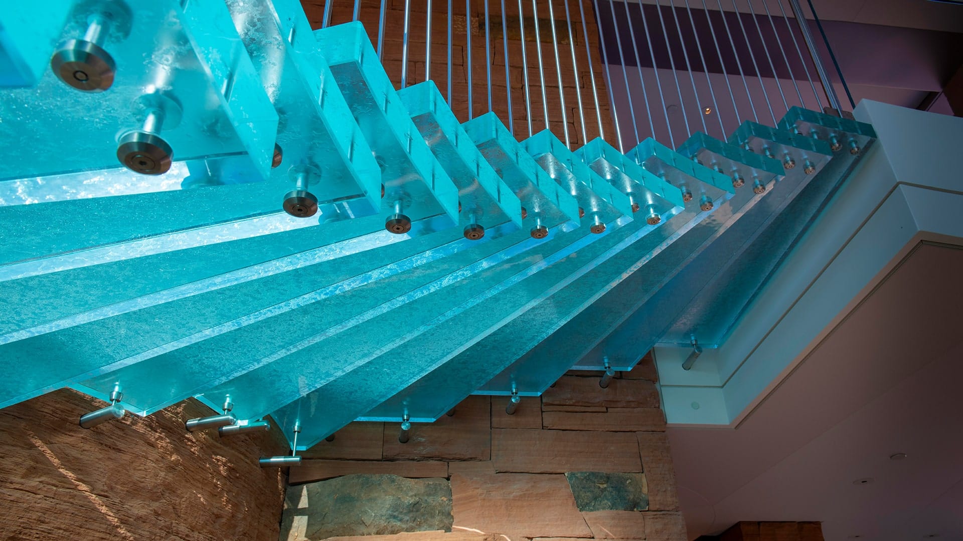 5 marches 3 mm en verre acrylique neuf 1572 Pour Collectionneur 360 mm de large Escalier De Laine Acrylique 